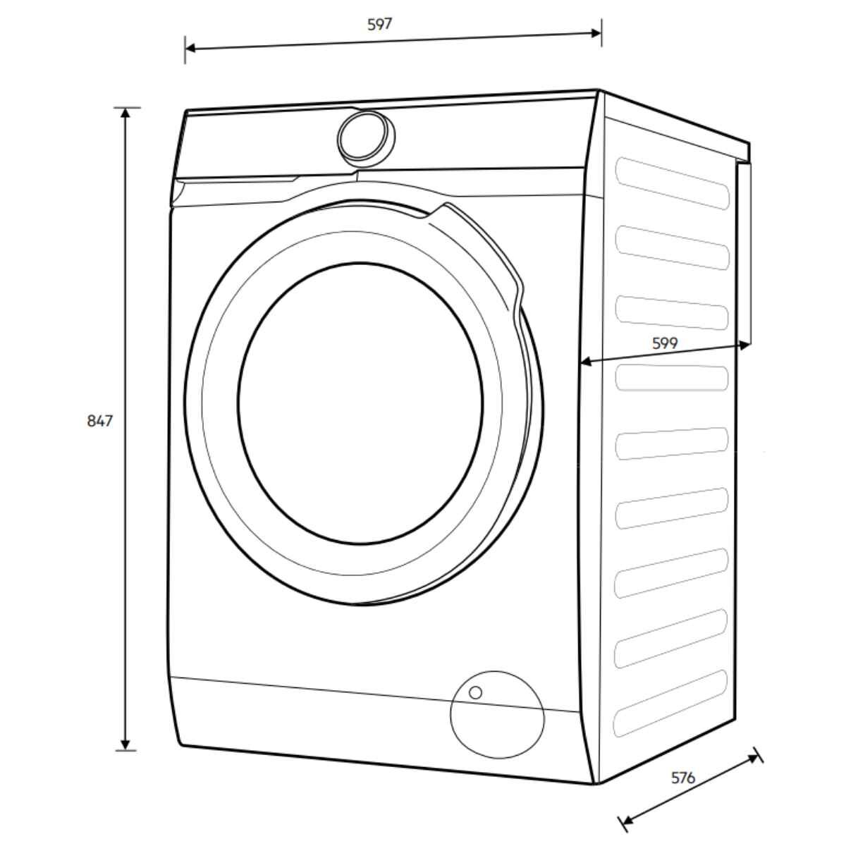 AEG LF8584M8O 8kg FL Washing Machine - ExDisplay - Image 2