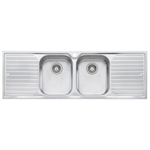 Oliveri DZ153 1TH Double Bowl Topmount Sink - Brisbane Appliance Sales