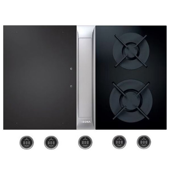 Bora PKAS3FIG Professional 3.0 Induction, 2 Gas Burner w/ Extractor