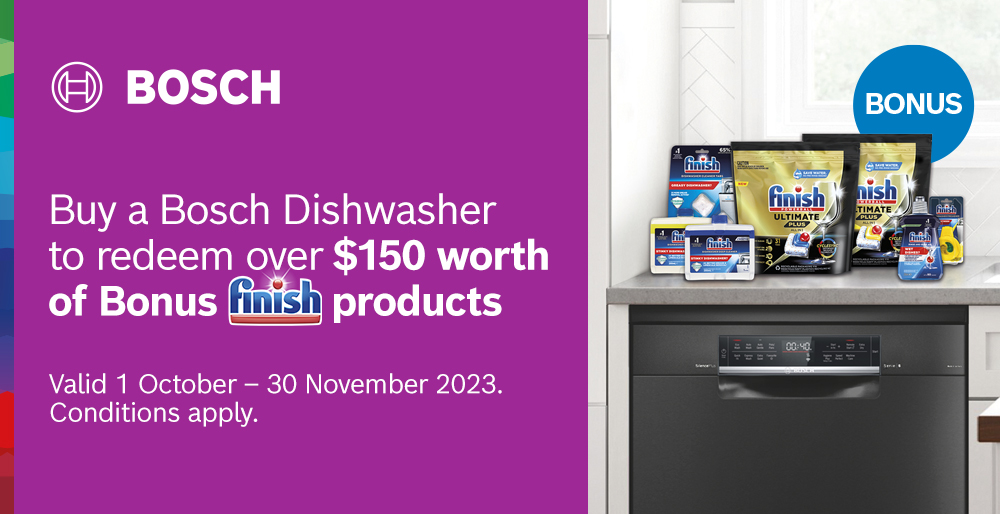 Bosch Laundry Promo Brisbane Appliance Sales DA