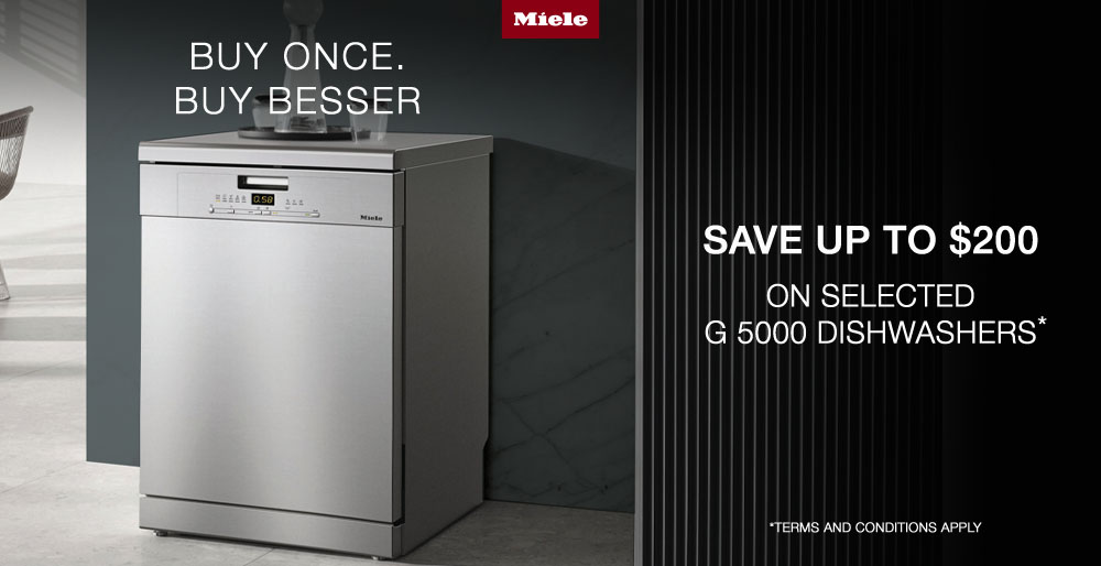 Miele 60cm Freestanding Dishwasher Brilliant White Brisbane