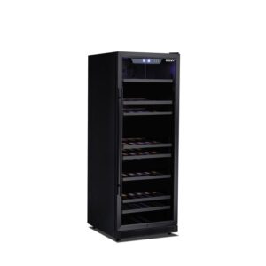 Husky Riserva 380L Dual Zone Freestanding Wine Fridge - Matte Black