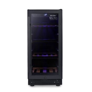 Husky Riserva 80L Single Zone Wine Fridge - Matte Black
