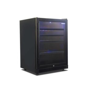 Husky Riserva 154L Single Zone Wine Fridge - Matte Black