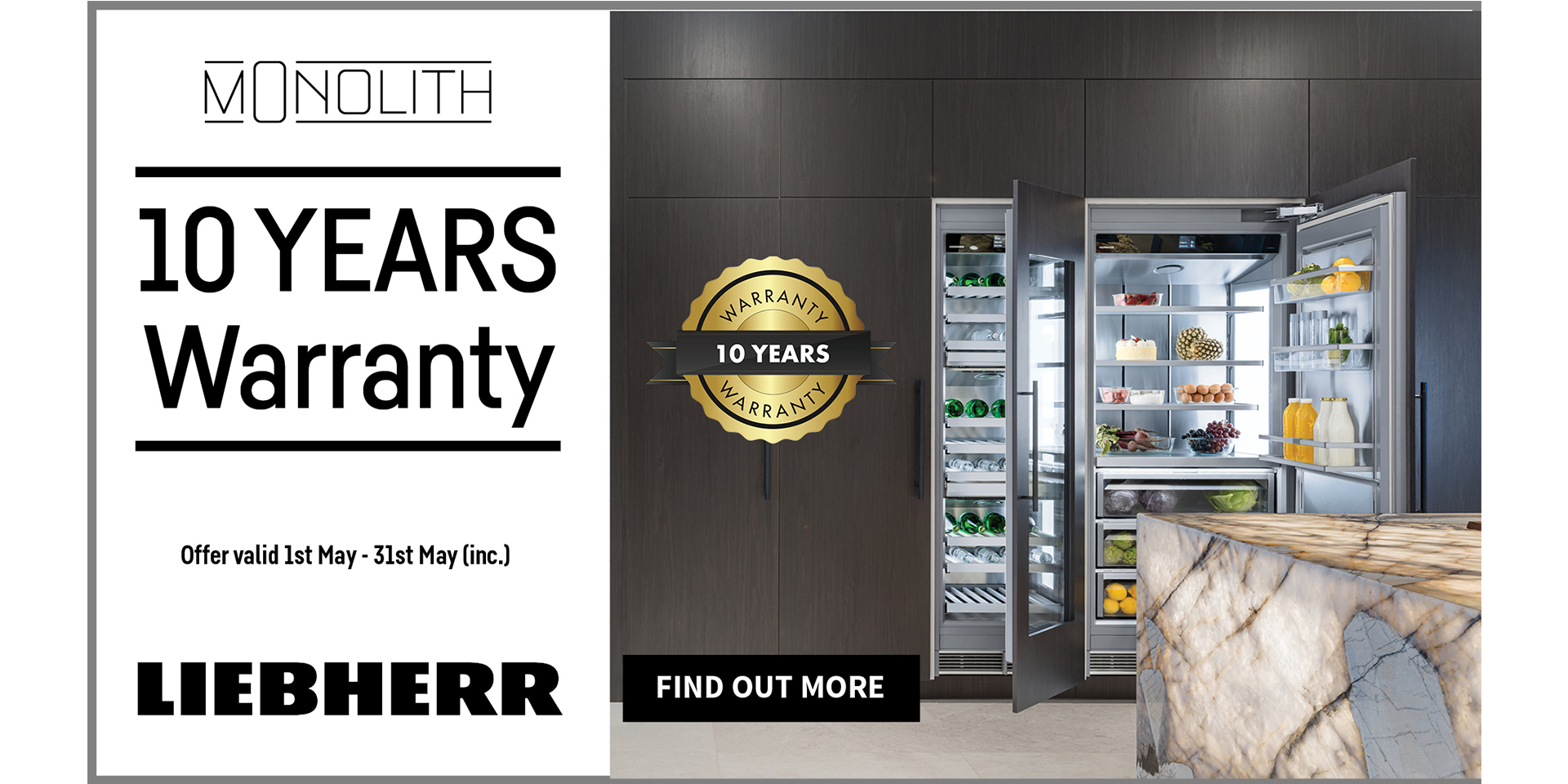 Liebherr Monolith 10 YEARS WARRANTY