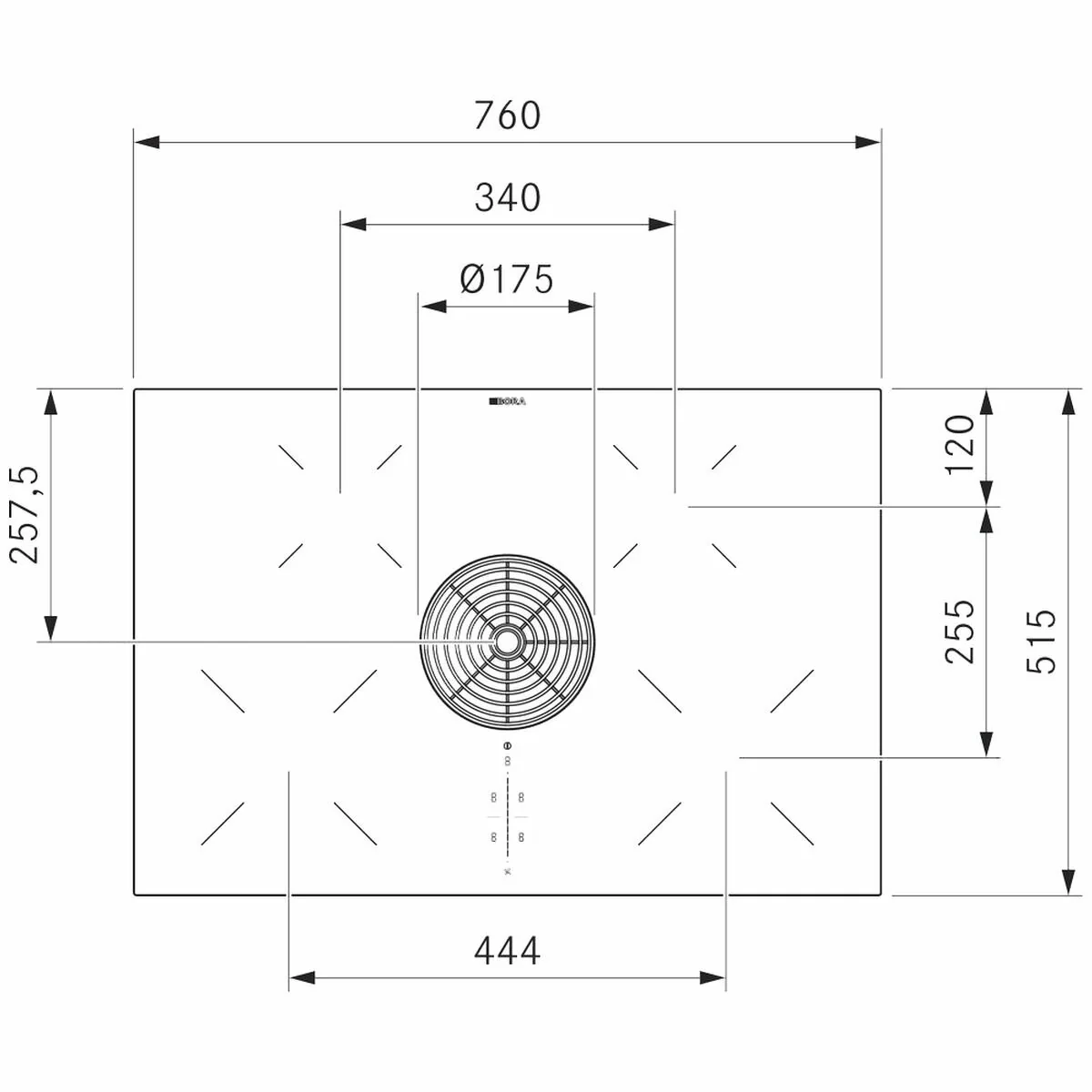 BORA Pura Induction with integrated extractor - ExDisplay - Image 3