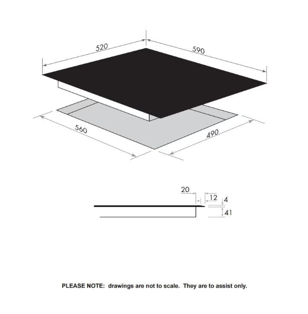 Smeg SAI64 60cm Induction Cooktop - ExDisplay - Image 2