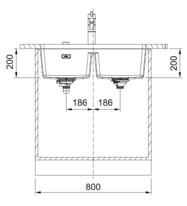 Franke MRG62035-35MBFPC Maris Double Sink with extension Drainer - Image 2
