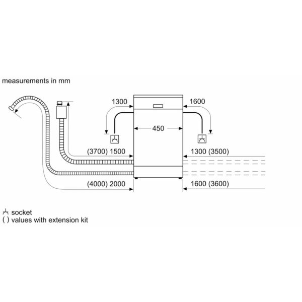 Bosch SPS6IKI01A 45cm Dishwasher - ExDisplay - Image 3
