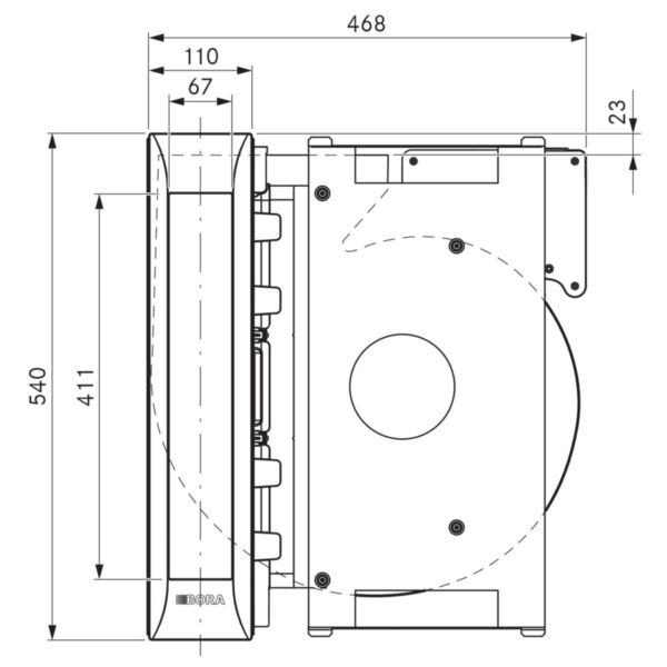 Bora PKAS3AB-C Professional 3.0 Cooktop - Image 2