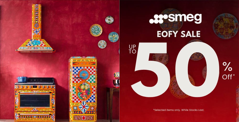 Up to 50% off Smeg at Brisbane Appliance Sales