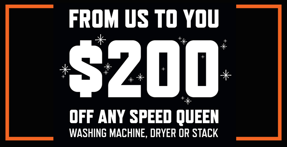 Speed Queen Boxing Day promo - Brisbane Appliance Sales