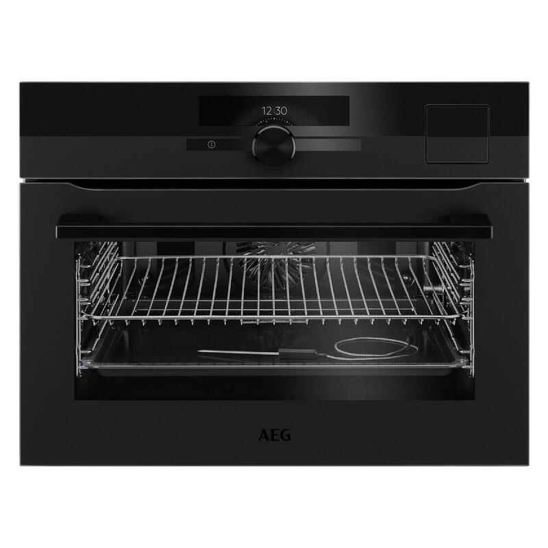AEG 60cm Built-In Steam Oven with 24 Functions - Matte Black