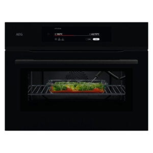 AEG 45cm Built-In Compact Oven - Black