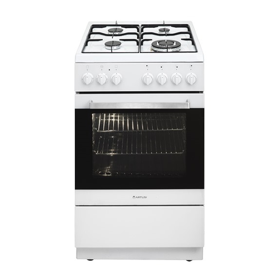 Artusi 54cm Freestanding 4 Burner Gas Cooker