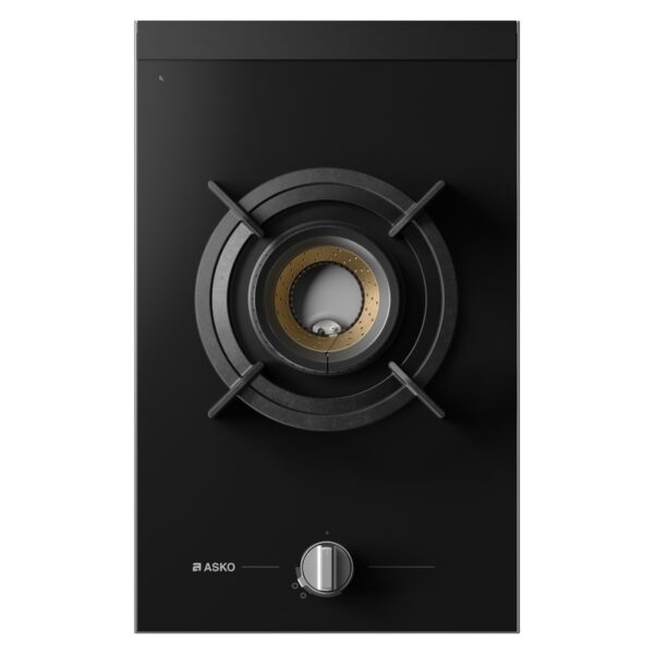 ASKO 33cm 1 Burner Glass Volcano Gas Cooktop - Black - Image 2