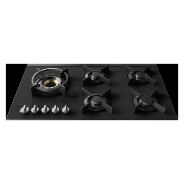 ASKO 90cm 5 Burner Volcano Gas Cooktop - Black - Image 2