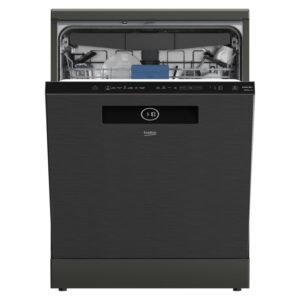 Beko 60cm Freestanding Dishwasher with Autodosing - Dark Stainless