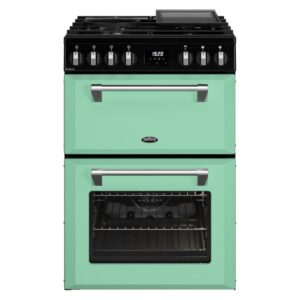 Belling 60cm Freestanding Double Cavity Dual Fuel Cooker - Mojito Mint