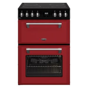 Belling 60cm Mini Richmond Induction Cooker - Chilli Red
