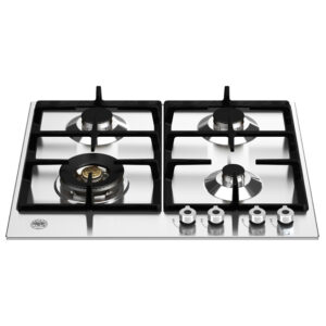 Bertazzoni 60cm Professional Series Gas Hob with Wok - Stainless Steel