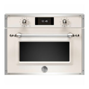 Bertazzoni 45cm Heritage Series Built-In Combi-Microwave Oven - Ivory