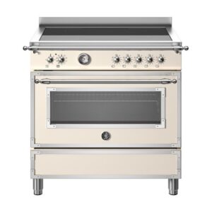 Bertazzoni 90cm Heritage Series Induction Cooker - Ivory