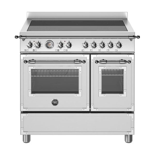 Bertazzoni 90cm Heritage Series Induction Top Electric Double Oven - Stainless Steel