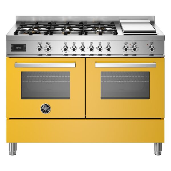 Bertazzoni 120cm Professional Series Dual Fuel Cooker - Yellow