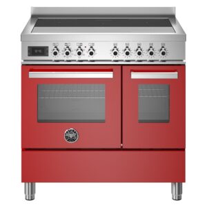 Bertazzoni 90cm Professional Series Range Cooker - Red
