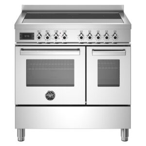 Bertazzoni 90cm Professional Series Induction Cooker - Stainless Steel
