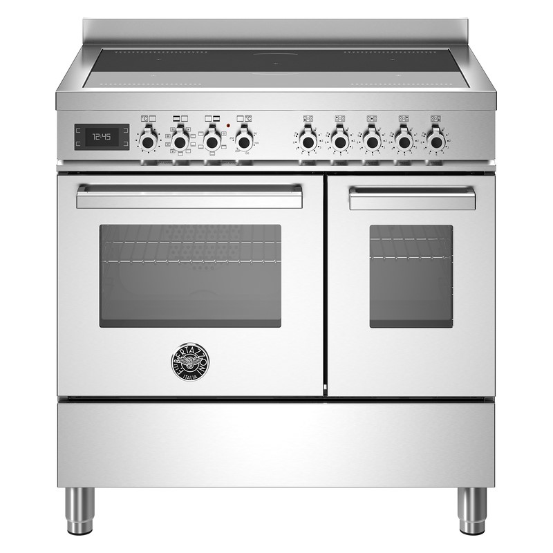 Bertazzoni 90cm Professional Series Induction Cooker - Stainless Steel