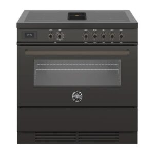 Bertazzoni 90cm Pro Series Air Tec Induction Downdraft Cooker Carbonio - Black