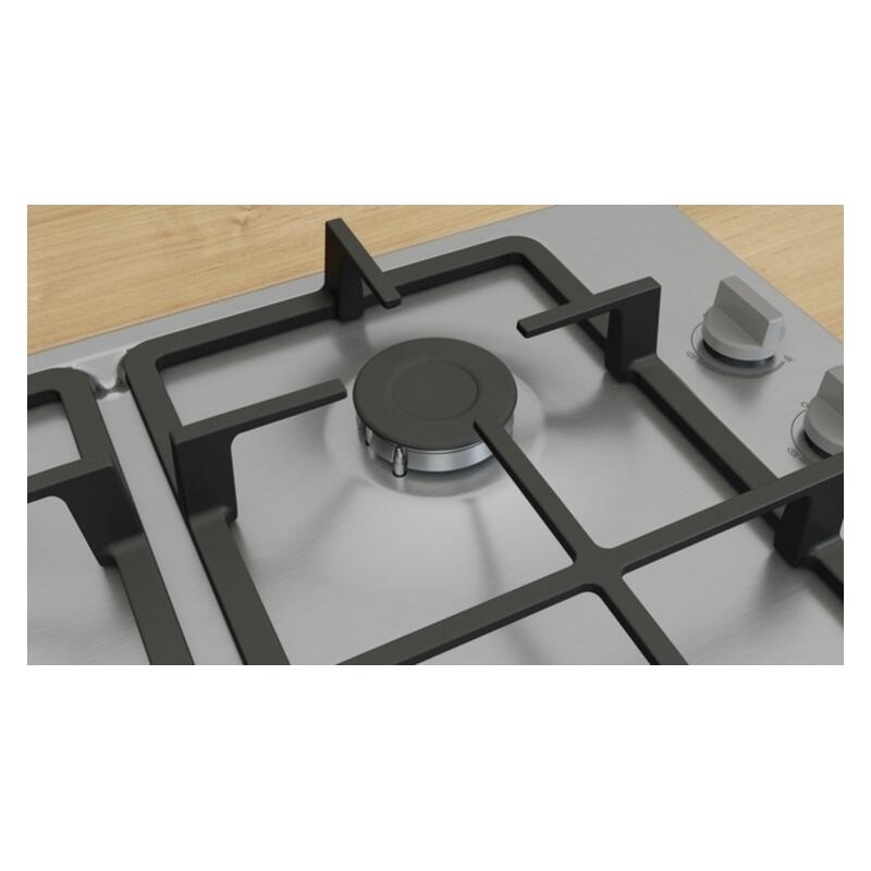 Bosch 60cm 4 Burner Gas Cooktop - Stainless Steel (Series 2) - Image 2