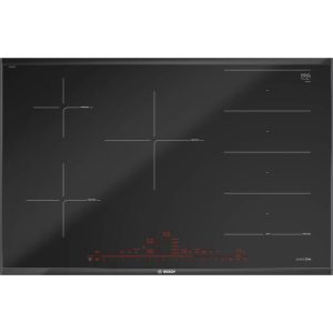 Bosch 80cm 5-Zone Induction Cooktop with Flex Zone - Black (Series 8)