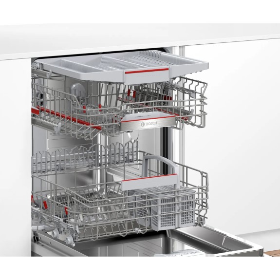 Bosch 15 Place Setting Built-Under Dishwasher - Brushed Stainless (Series 6) - Image 3