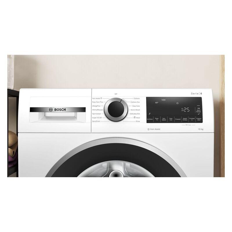 Bosch 10kg Series 6 Front Load Washing Machine - White - Image 2
