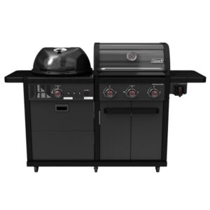 Coleman Revolution Dual Fuel with Side Burners - Black Matte
