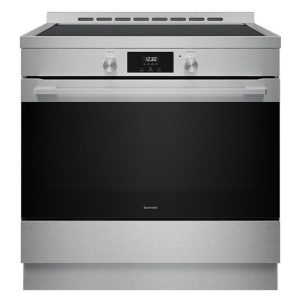 Euromaid 90cm Freestanding Oven with 5-Zone Ceramic Cooktop - Stainless Steel