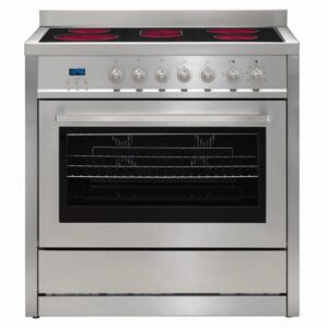 Euromaid 90cm Freestanding Electric Cooker - Stainless Steel