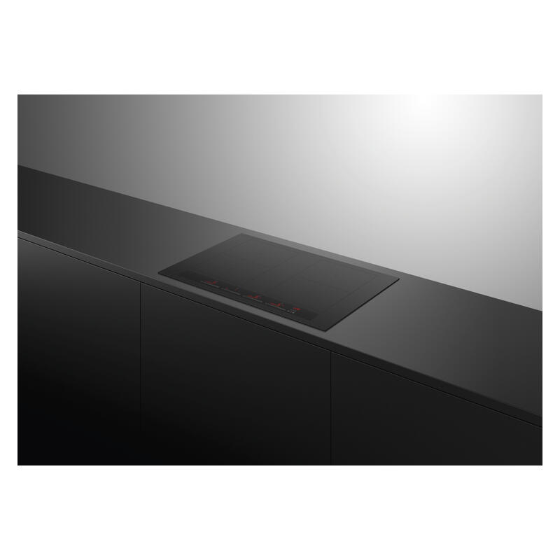 Fisher & Paykel 80cm 4 Zone Induction Cooktop with 2 SmartZones - Black Glass (Series 7) - Image 2