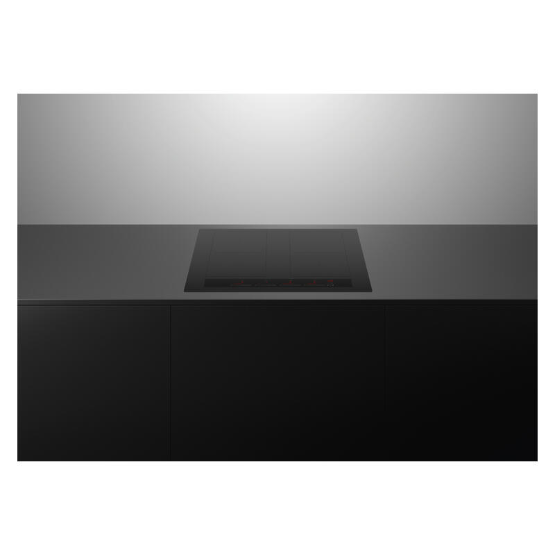 Fisher & Paykel 80cm 4 Zone Induction Cooktop with 2 SmartZones - Black Glass (Series 7) - Image 3