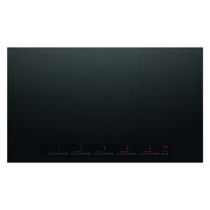 Fisher & Paykel 90cm 5 Zone Induction Cooktop with 2 SmartZones - Black Glass (Series 7)
