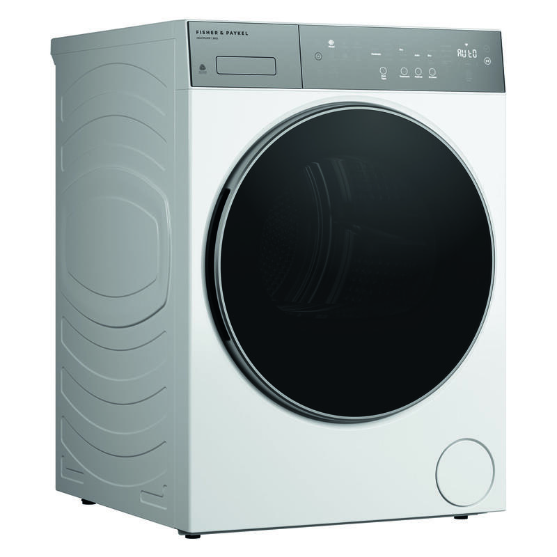 Fisher & Paykel 8kg Smart Heat Pump Condenser Dryer - Woolmark Black - White (Series 5) - Image 3