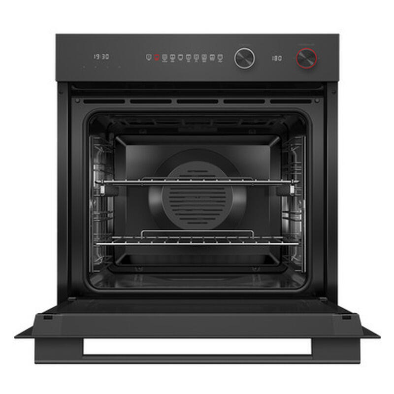 Fisher & Paykel 60cm 9 Function Contemporary Pyrolytic Oven - Black Glass (Series 7) - Image 2