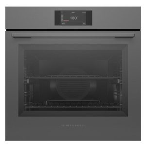 Fisher & Paykel 60cm Minimal Pyrolytic Oven - Grey Glass (Series 7)