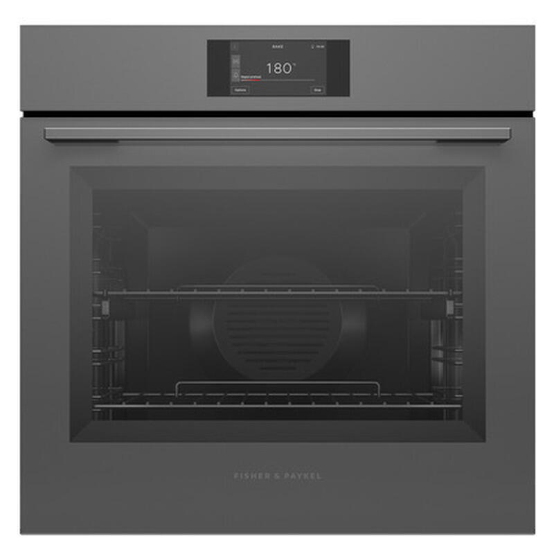 Fisher & Paykel 60cm Minimal Pyrolytic Oven - Grey Glass (Series 7)