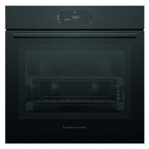 Fisher & Paykel 60cm Minimal Pyrolytic Oven - Black Glass (Series 9)