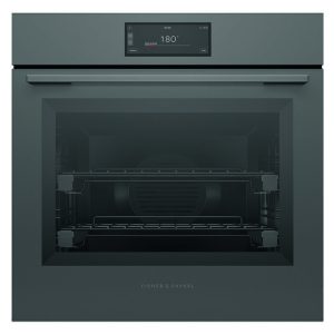 Fisher & Paykel 60cm Minimal Pyrolytic Oven - Grey Glass (Series 9)
