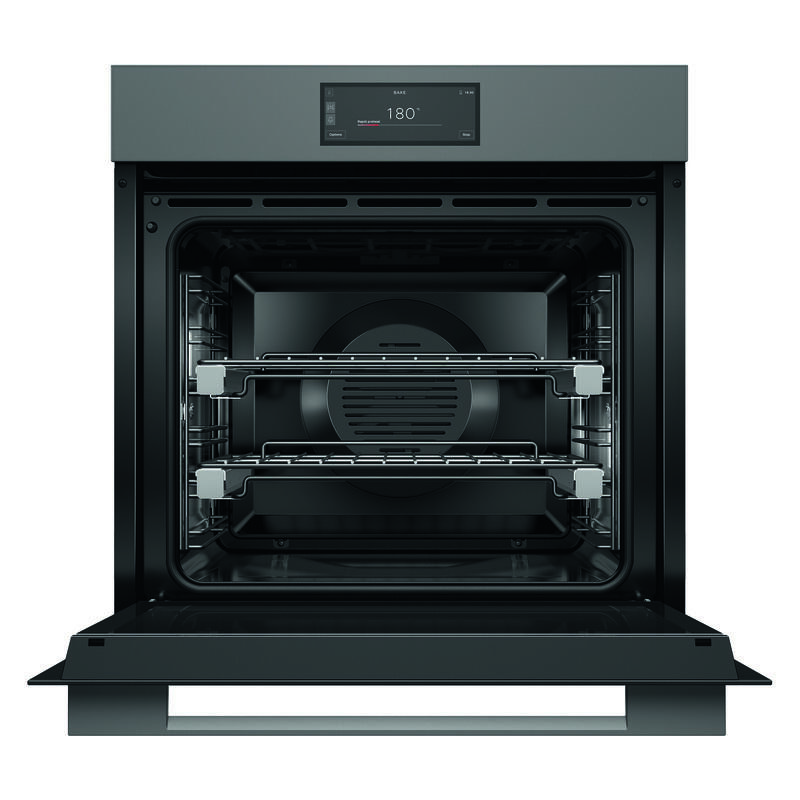 Fisher & Paykel 60cm Minimal Pyrolytic Oven - Grey Glass (Series 9) - Image 2